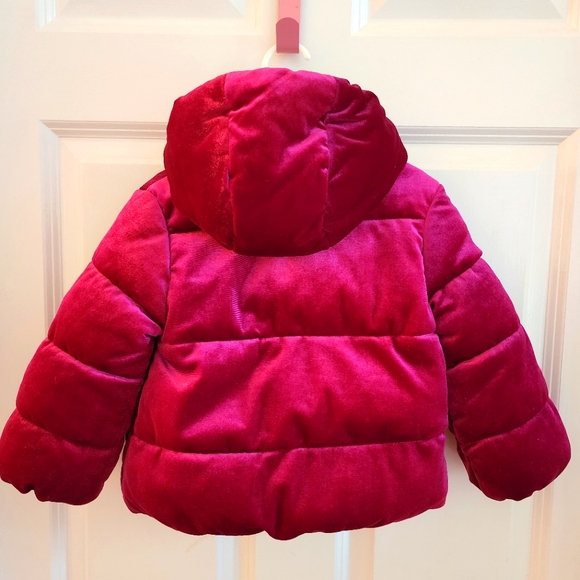 Gymboree Baby Gem Stone Velvet Puff Jacket - Picture 3 of 5